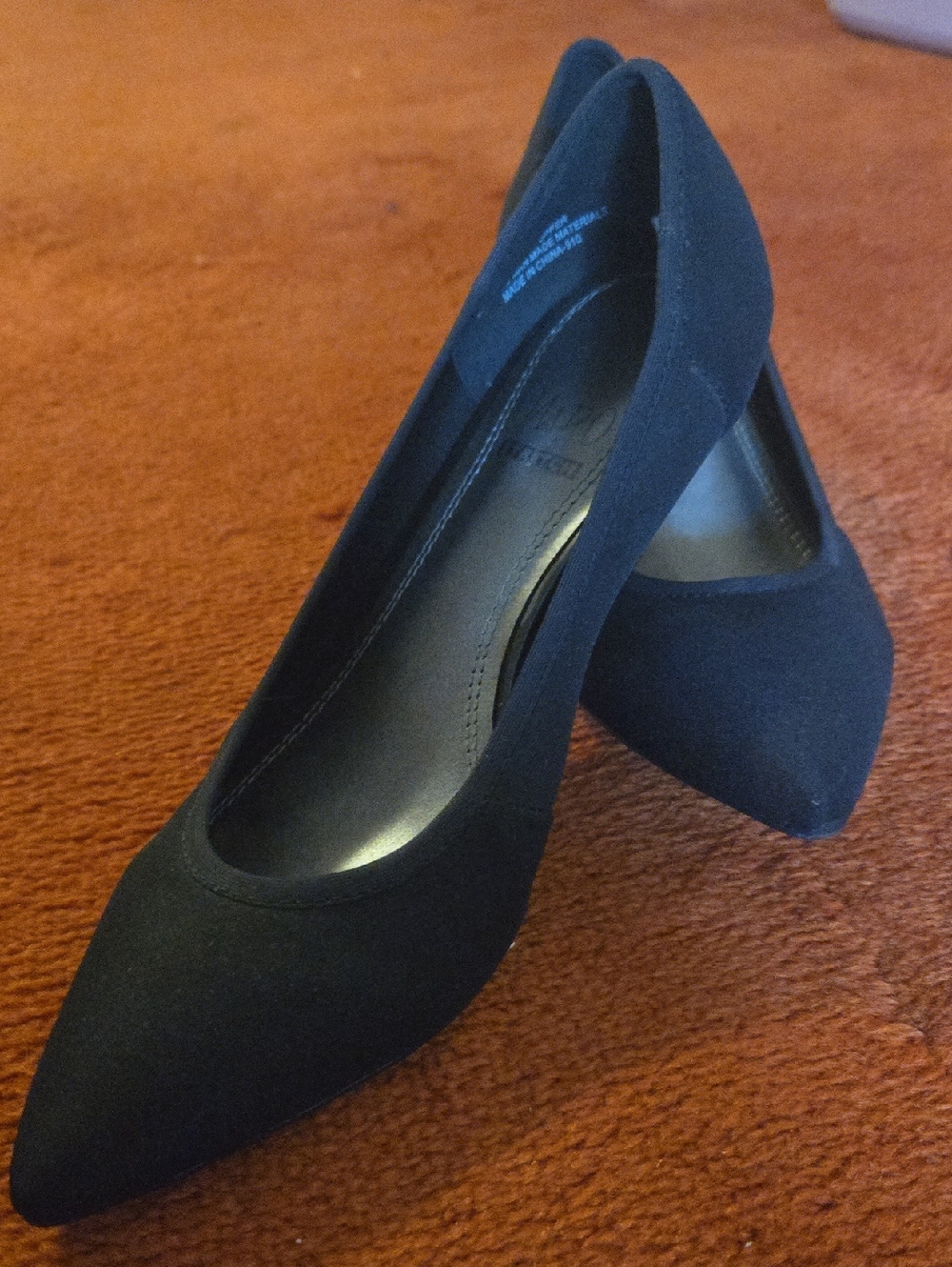 Impo Black Pointed-Toe Pumps